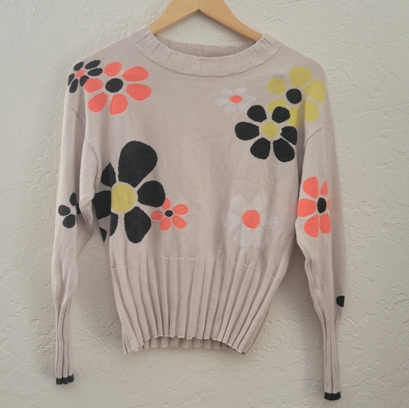 BRODIE WISPR Blossom Crew Neck Jumper Size Medium - Picture 1 of 8